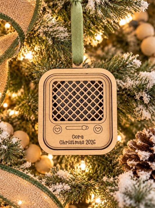 Voice Recorder Keepsake Ornament