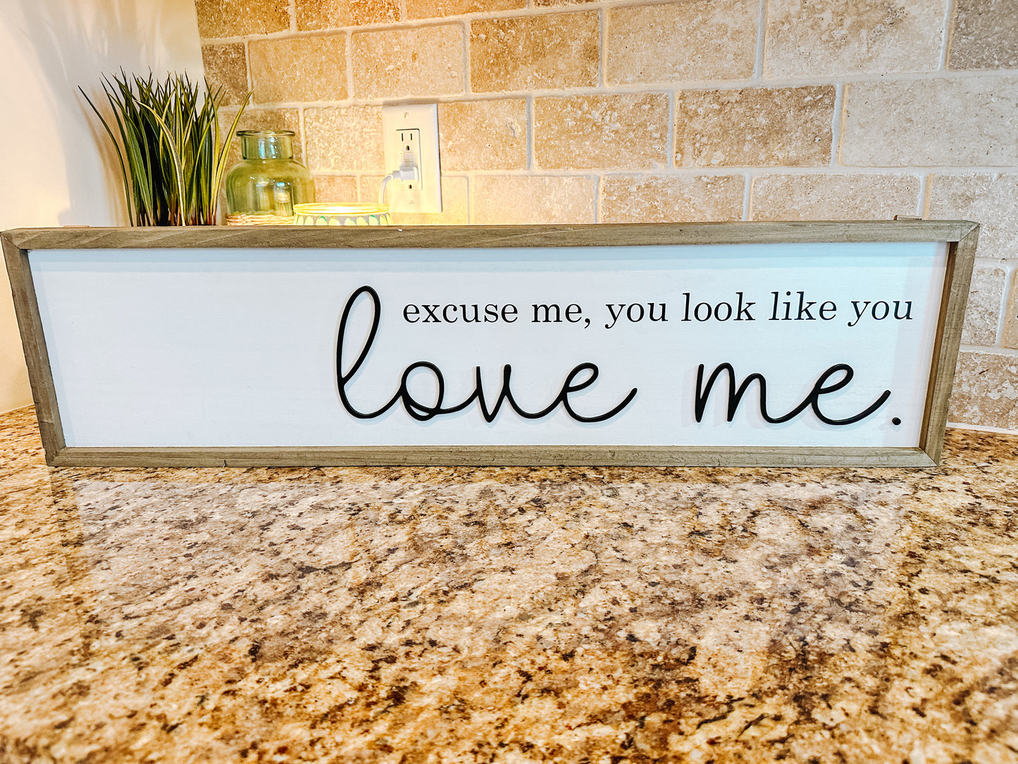 Excuse me🩷 Custom Wood Sign