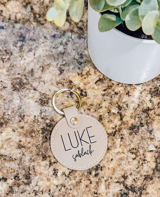 Leatherette Bag Tag
