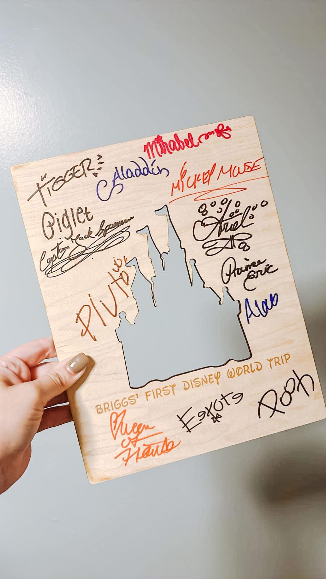 Castle Autograph Board