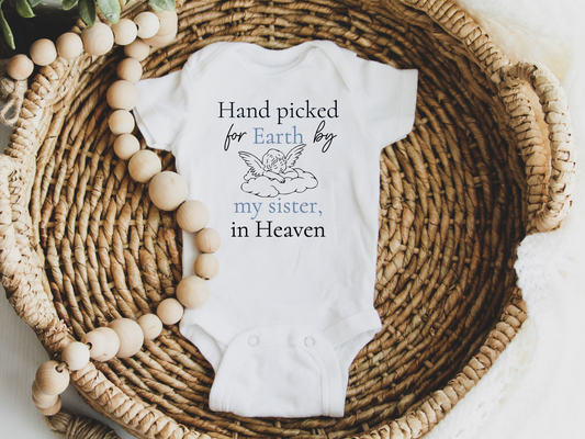 Hand Picked for Earth-Custom Onesie