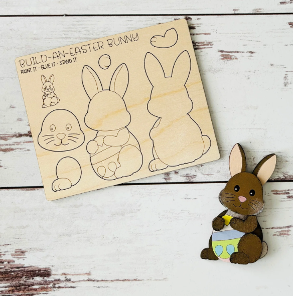 Build an Easter Bunny with Egg DIY Kit
