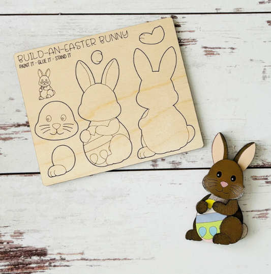 Build an Easter Bunny with Egg DIY Kit