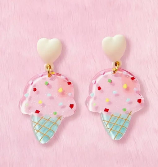 Acrylic Ice Cream Dangles