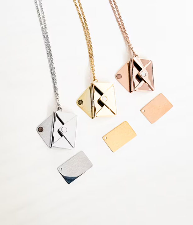 Ps. I Love You Envelope Necklace