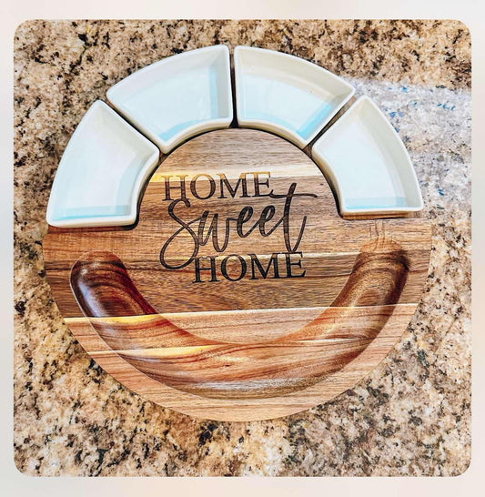 Personalized Cheeseboard with Utensils Gift Set