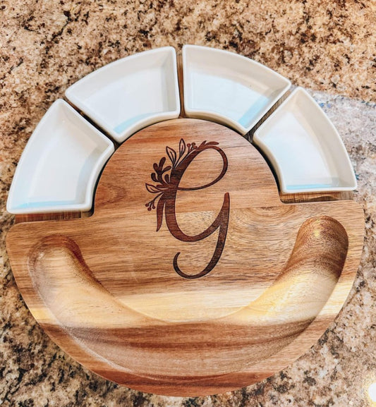 Personalized Cheeseboard with Utensils Gift Set