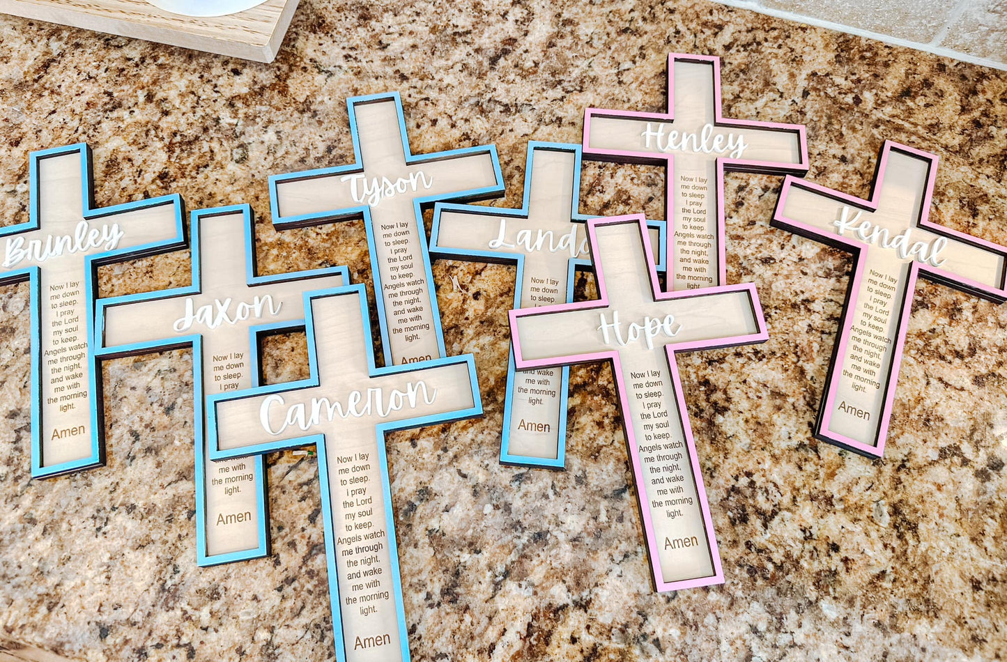 Prayer Cross -Wood Decor