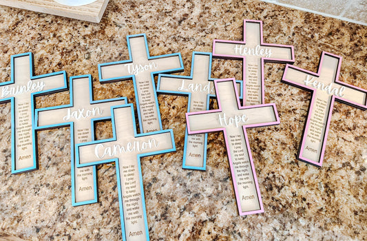 Prayer Cross -Wood Decor