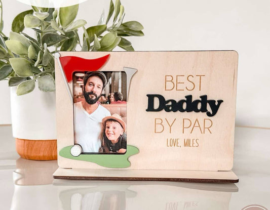 Best Daddy by Par Desktop Picture Frame
