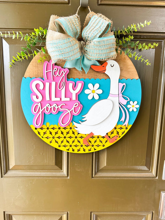 Silly Goose Door Hanger